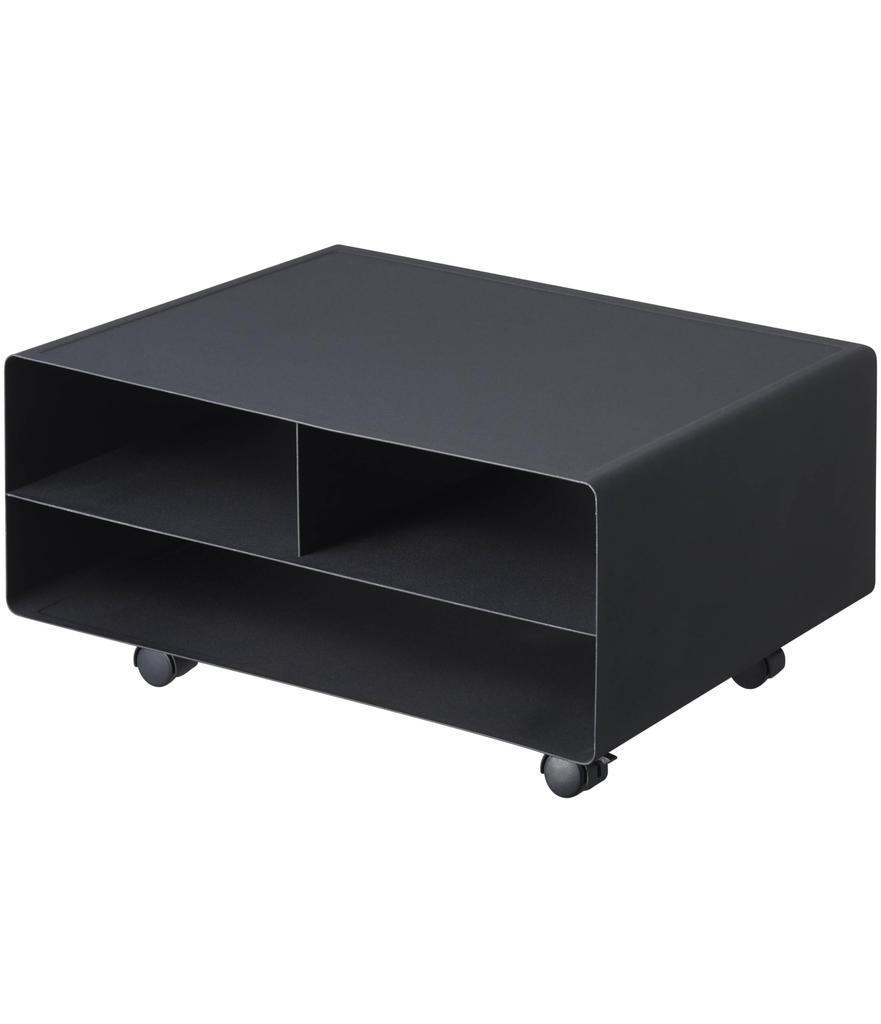 Yamazaki Jitsugyo Printer Storage Rack Black W48XD37XH19cm Tower 4349 (Yamazaki) Two-way Approx.