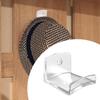 Adhesive Hat Hooks For Wall No Punching Hat Hanger Space-Saving No-Drilling Hooks For Workplace Bedroom Closet Kitchen Bathroom