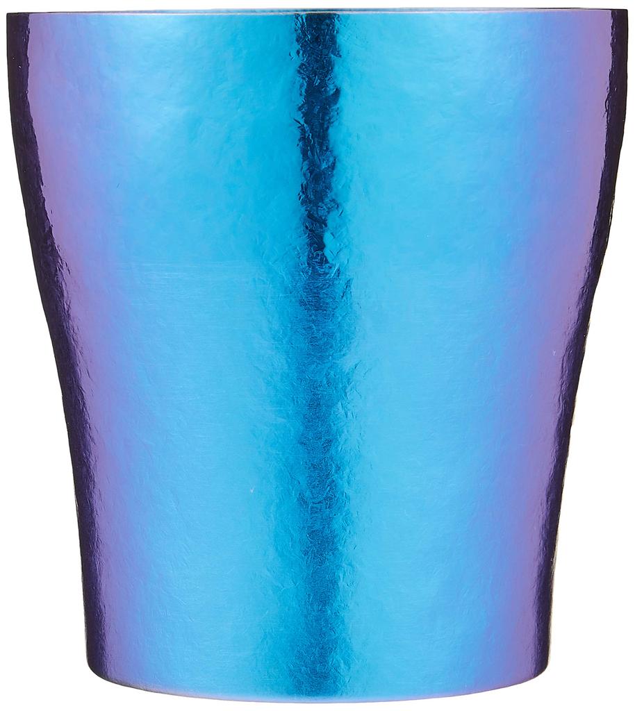 HORIE Titanium Made In Niigata Double-walled Tumbler, Rei/Hana Titanium, 250cc, Ultramarine, Tsubame, Prefecture, T15KM250-750 (T15KM250-750)
