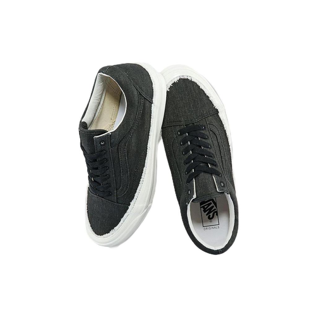 Vans OG Old Skool LX Raw Edge - Black Unisex Sneakers True-White VN0A5FBEBLK