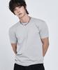 LEMAIN SECOND Semi Crew Neck Muscle Fit Plain Short Sleeve T-Shirt [Gray]