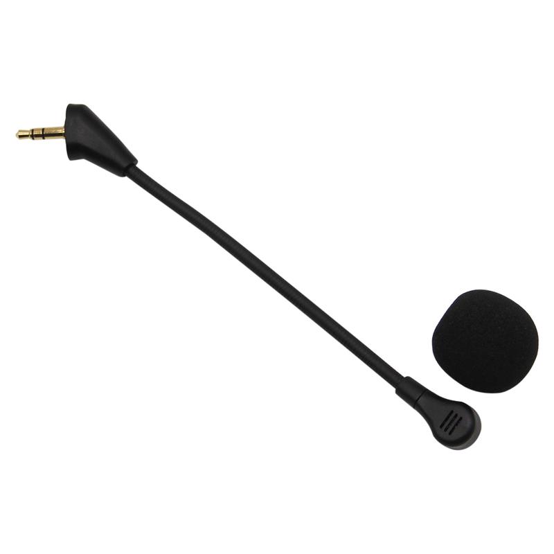 Replacement Game Mic 3.5mm Microphone for Kingston HyperX Cloud Alpha S Cloud9 C9 Edition Gaming Headsets Headphones