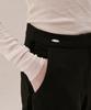 Awi Slim Fit Bermuda Pants_Black