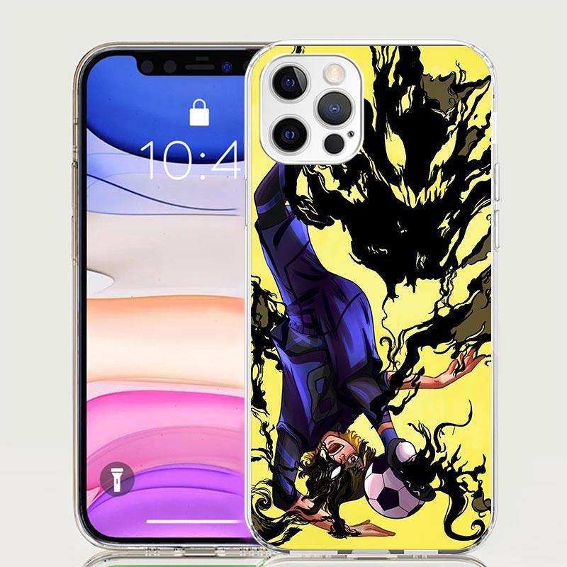 

Blue Lock Bachira Meguru Phone Case for Apple iPhone 17 Air 16 15 Plus 14 + 13 Mini 12 11 Pro Max 7 8 SE 16Max Soft Shell Cover iPhone 13