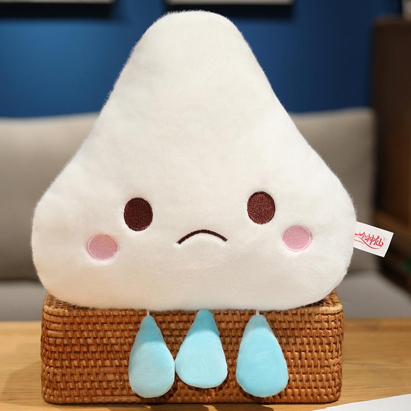 Adorable Weather Forecast Plush Doll Pendant - Sun, Rain, Cloud, Raindrop Pillow for Girls