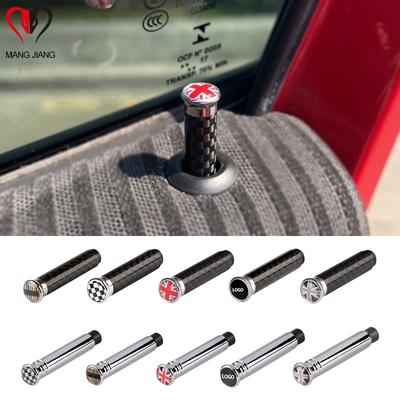 2PCS Auto Türschloss Knock Pin Abdeckung Aufkleber Für Mini Cooper F54 F55 F56 F57 F60 R55 R56 R58 r60 Carbon Innen Auto Zubehör