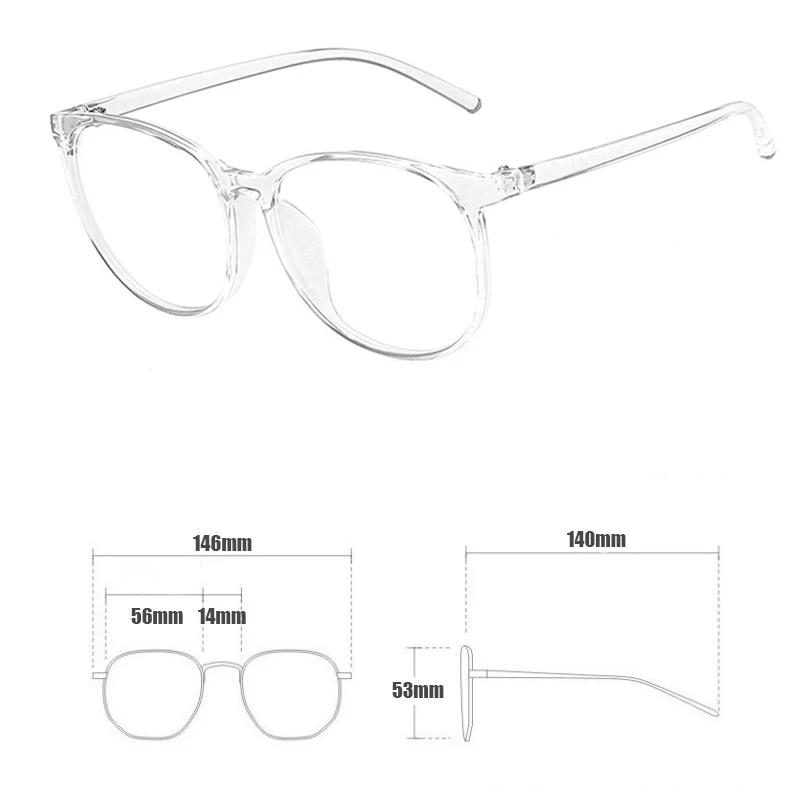 

Y2K Eyeglasses Vintage Transparent Computer Glasses Frame Women Men Anti Blue Light Eyewear Blocking Glasses Optical Spectacle