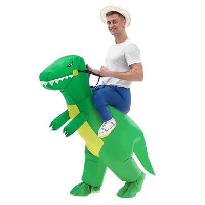 MUXIU Halloween Dinosaur Cosplay and Inflatable One Size Fits 4 Colors Available Costume, Green, Red, Orange, Blue, Costume, Fun, Pranks, Popular,