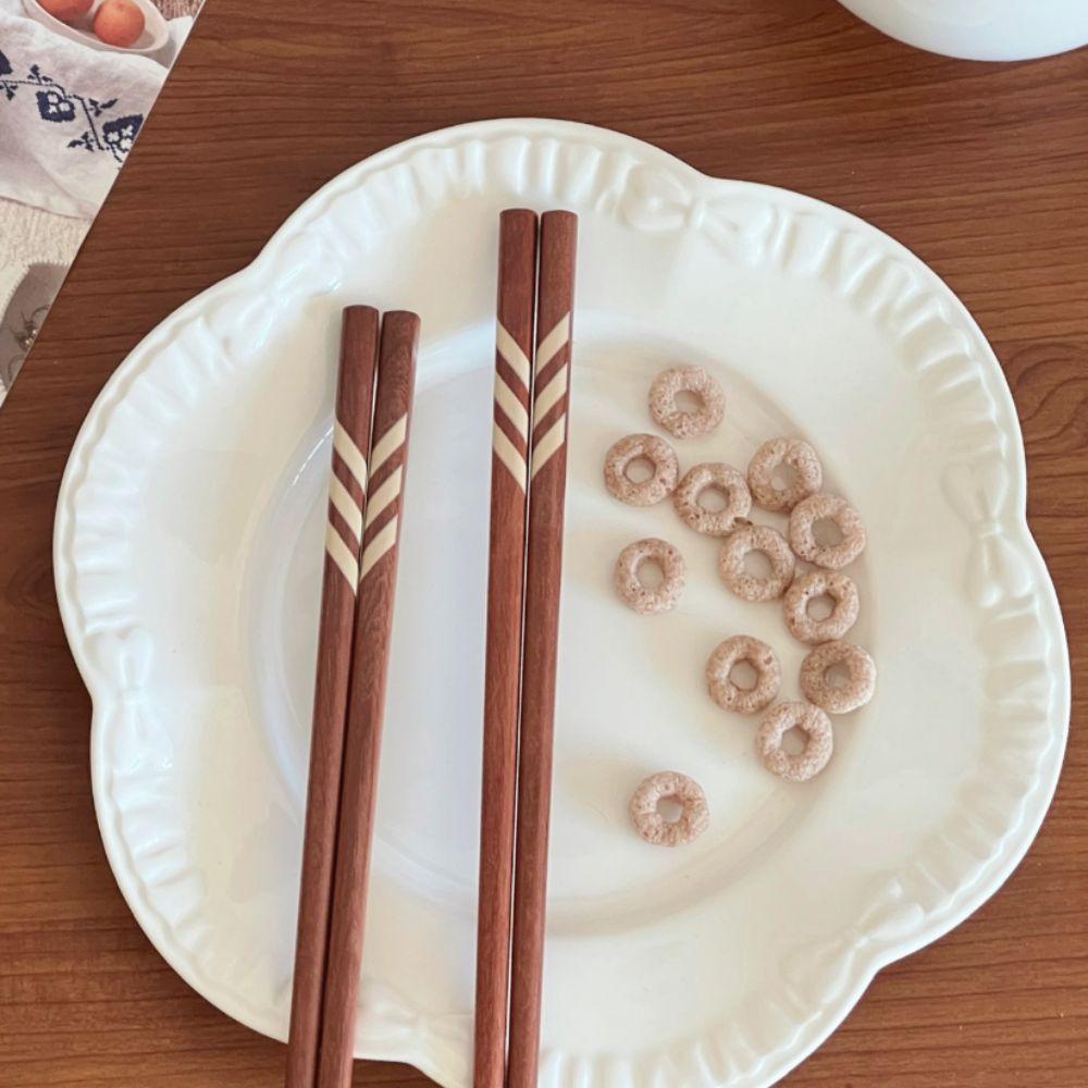 10 Paar rutschfeste Essstäbchen Wiederverwendbare Küchenstäbchen Japanische Sushi-Stäbchen Geschenk