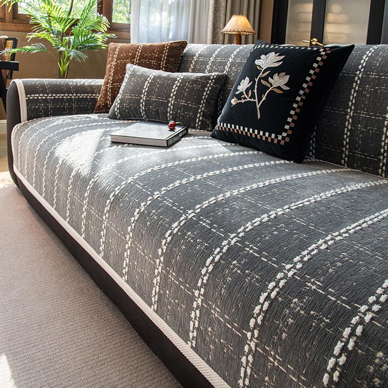 Modern Simple Wind Chenille Sofa Cushion  New Four-Season Universal Seat Cushion Non-Slip Sofa Cover Cover