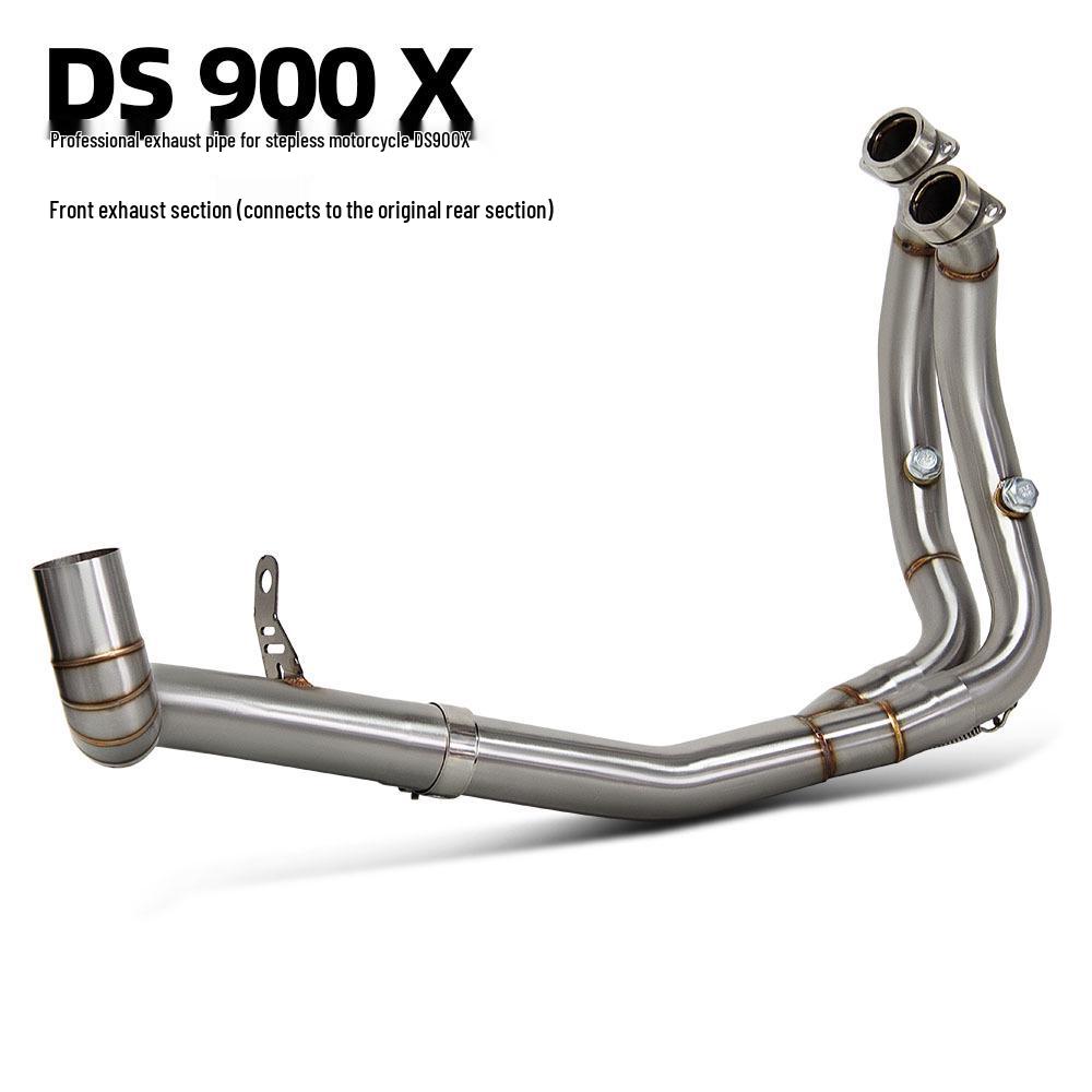 Motorcycle Wuji DS900X Stainless Steel Exhaust Pipe for Non-destructive Installation