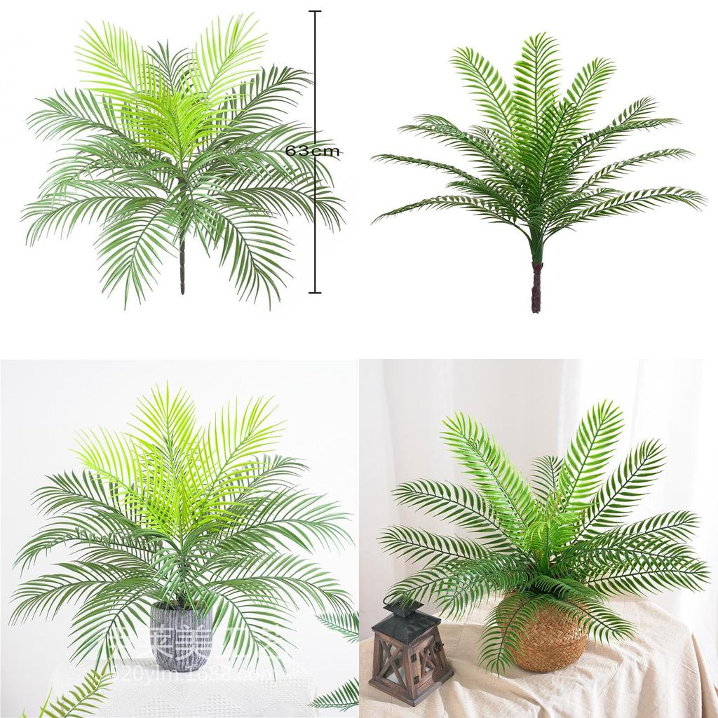 Fake Dypsis Lutescens Plant Decor With Plastic Leaves For Wedding And Event Decoration