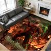 Crystal Velvet Rug Custom Name Text, Soft Non Slip Floor Mat Home DecorA Nightmare On Elm Street Freddy Krueger