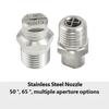 Steel Fan Shaped High Pressure Nozzle with Stabilizer High Performances Jet for Efficient Cleaning & Washing