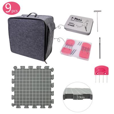 Yousheng Knitting Blocking Mat Set Thick Foam Mat with Grid Lines Reusable Single-sided Blocking Board for Crochet or Knitting Projects
