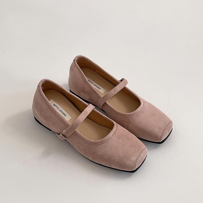Fashion Retro Style Internal Elevation Women Mary Jane Shoes Ladies Soft Sole Dress Flats Casual Street Style Shoes