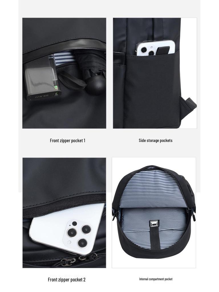 Men's Casual Waterproof Backpack - Large Capacity for College, Business & Outdoor Use