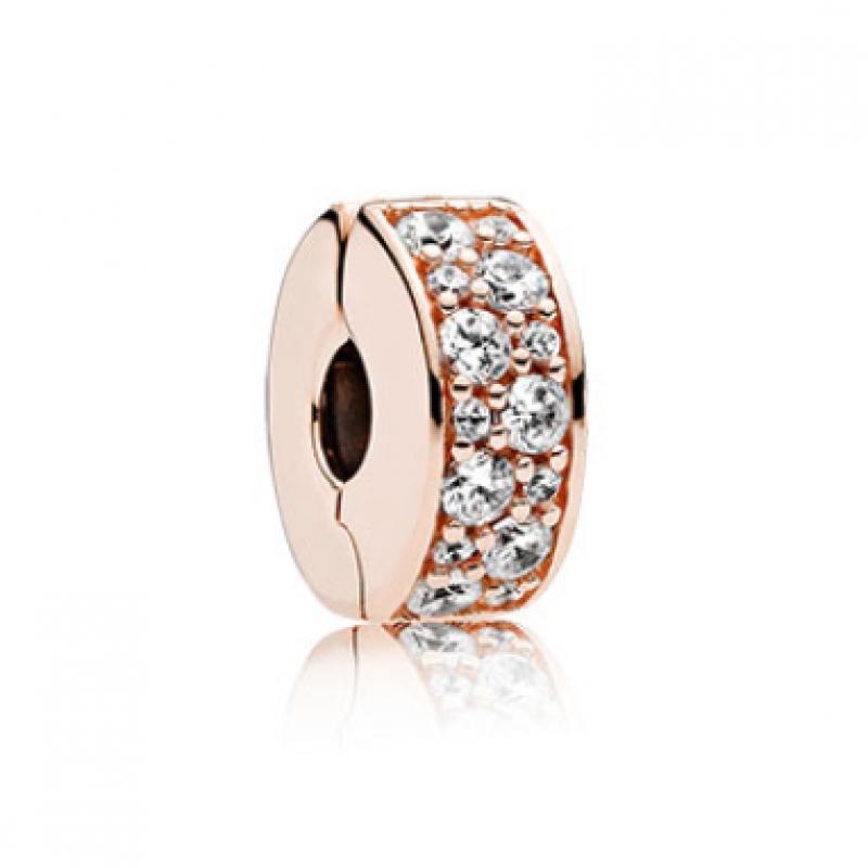 Pandora Rose Shining Elegance Spacer Clip 781817cz B