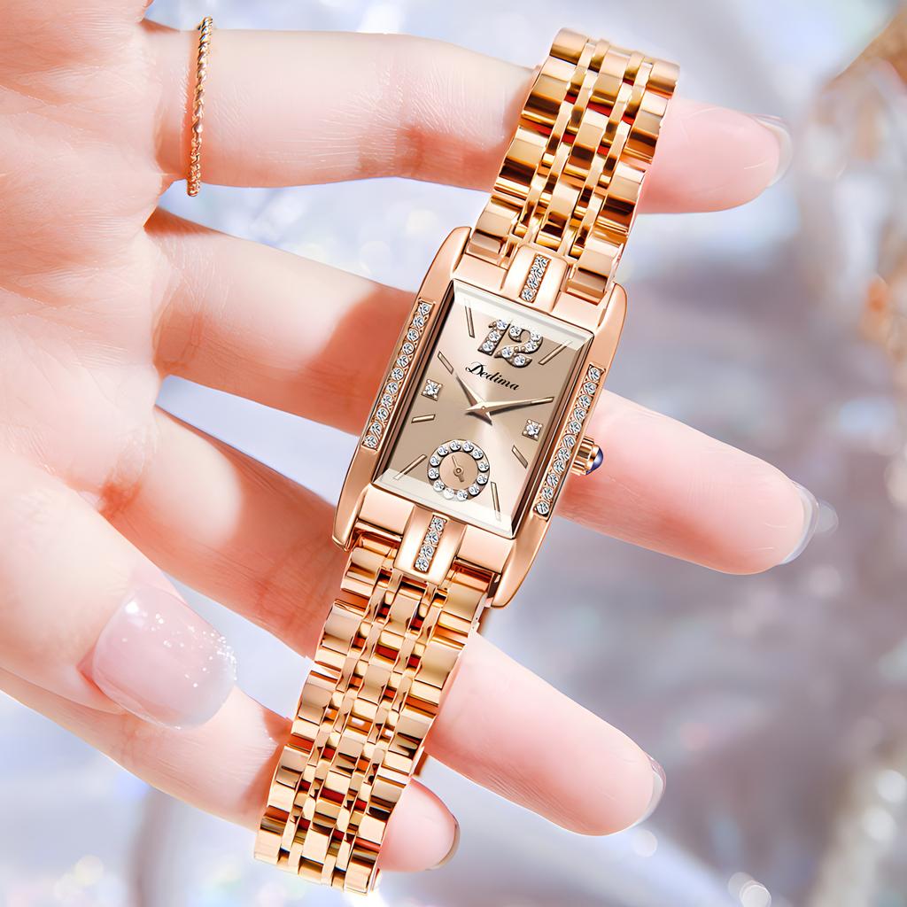 Dámské módní kožené hodinky