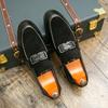 Fashion Luxury Men Business Loafers Men Comfortable Breathable Brand Leather Shoes British Business Office Travel Shoes Men Sizes 38-47