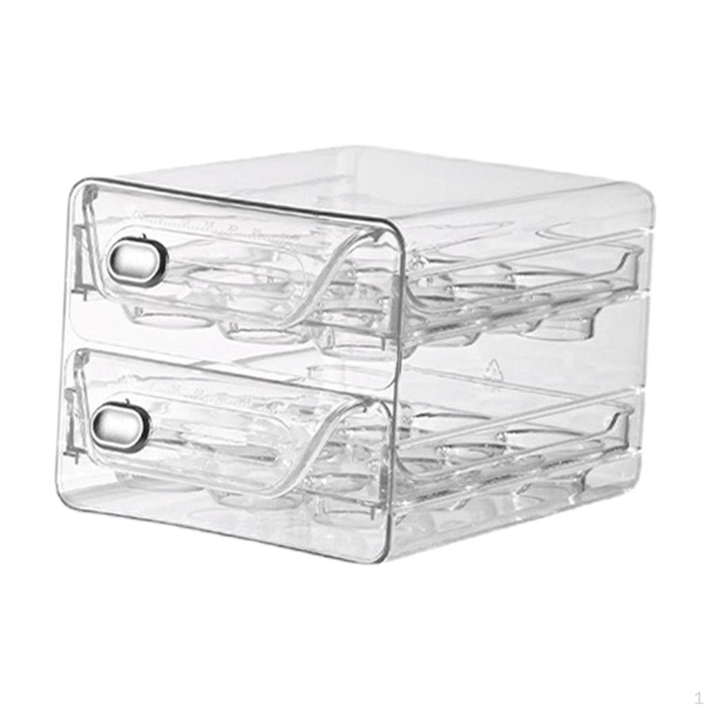 Layer Egg Storage Unit for Refrigerator, Stackable Container Eggs