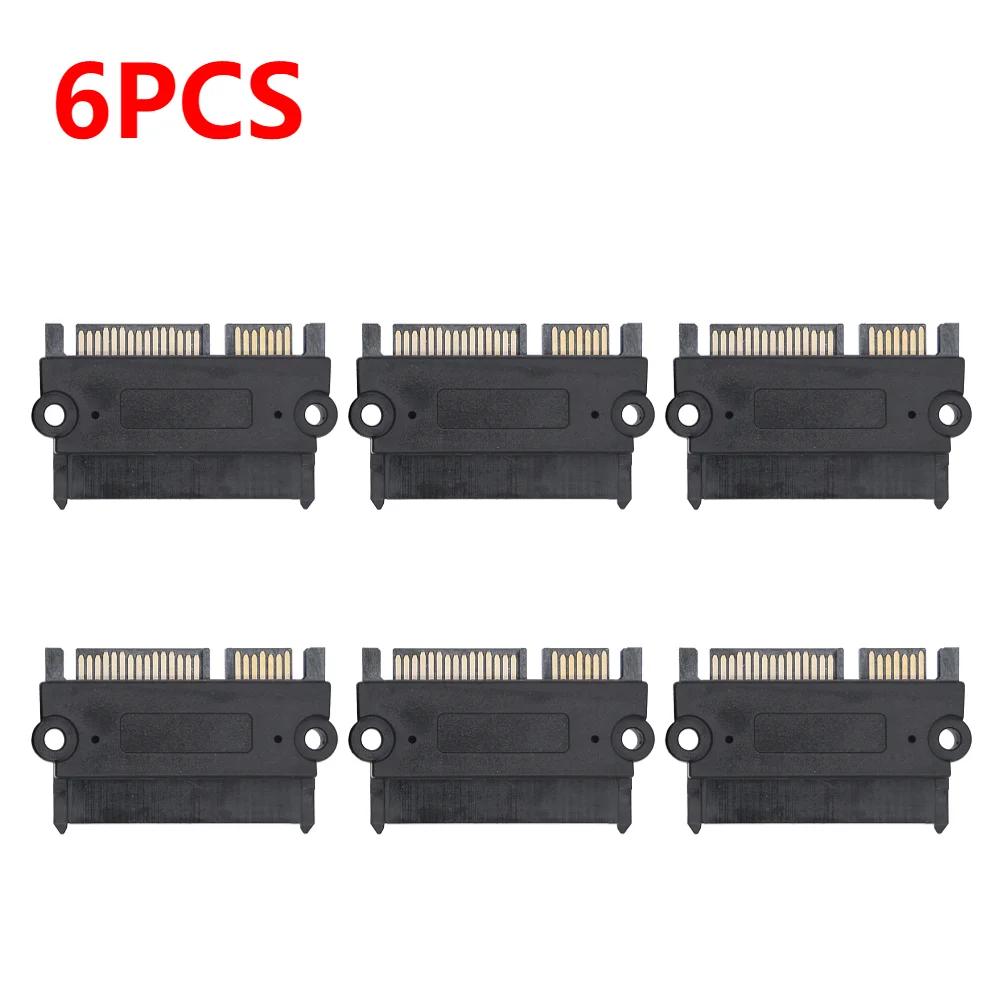 1-30pcs SATA Male To Female Power Data Converter 22Pin 7+15 Male To Female SATA To SATA Converter SATA To SATA Adapter
