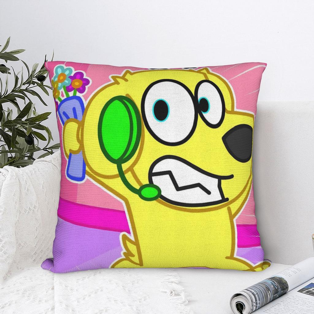 Bad Album Music Square Pillow Covers Polyester Home Bunny Cushion Cover Funny Home Decoration Pillow Cover