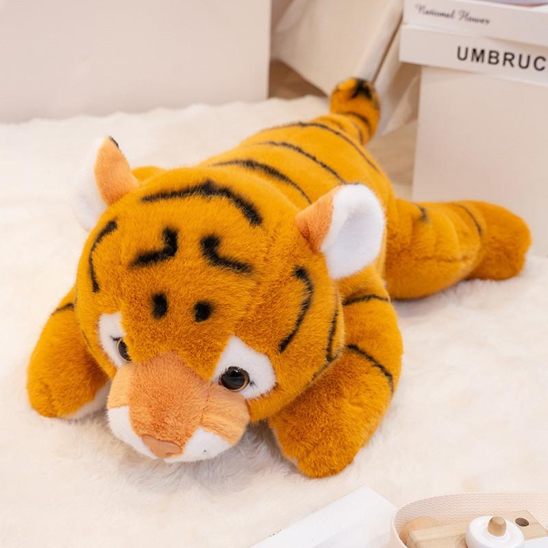 Tiger Adorable Plush Toys Cute Cartoon Boys Companion Bedtime Doll Soothing