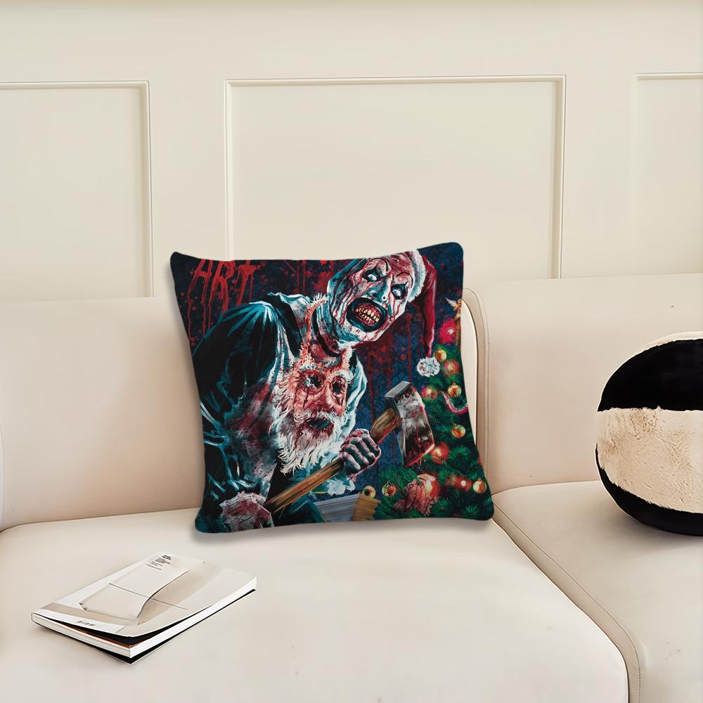 Hot Film Horrible T-Terrifier 3 cushion cover Pillow Cover Decoration Room Home Sofa living Office Car Nordic Simplicity