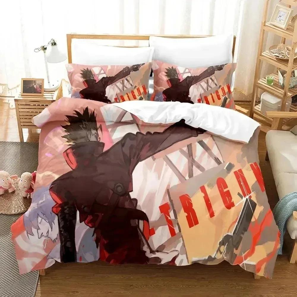 Anime TRIGUN STAMPEDE 3D NEW Duvet Cover Pillowcase Bedding Set Adult Boy Girl Bedroom Decoration Children Single Double Large