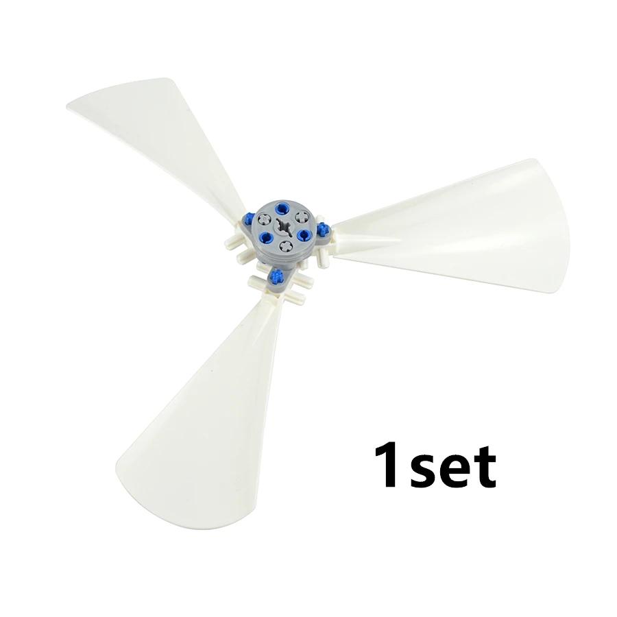 

non-toxic DIY Technical EV3 89509 Propeller Parts The Wind Fan Motor Building Block Blades Accessories Compatible with Leduo Kid Toys
