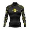 SCUBA Long Sleeve Rash Guard UPF50 Sun Protection Dive Suit Swimming Surfing Water Sports