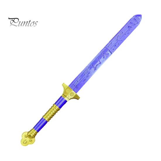 Unique Personality Cosplay Prop Anime Weapons Costume 3D Printed 18.5" Purple Weapon Authentic Looking for Halloween Dress Up Accessory Gifts