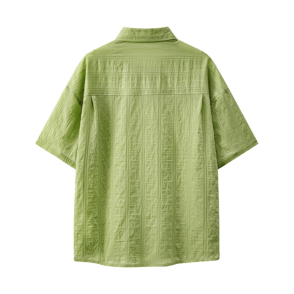 2026 Summer Men Casual Shirt Men Fashion Trend Short Sleeve Shirts Youth Daily Wear Oversized Tops Male Beach Shirts