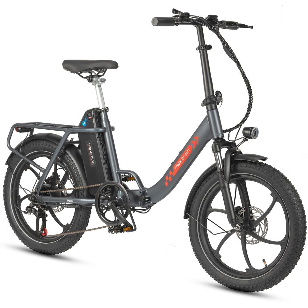Rower Elektryczny Maxtron Mule 250W Opona 20" Miejski Składany Rower Elektryczny Silnik 48V 20AH Podwójne Hamulce Tarczowe 7 Biegów Wyświetlacz LCD Maksymalne Obciążenie 120Kg