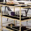 Luxury 3-Tier Hotel Serving Cart