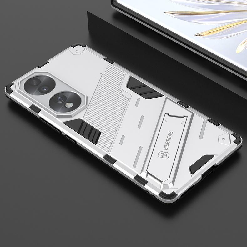 Custodia Per Honor 70 Con Supporto Integrato E Magnete, Protettiva Militare, Antiurto, Blu, Cover PC+TPU