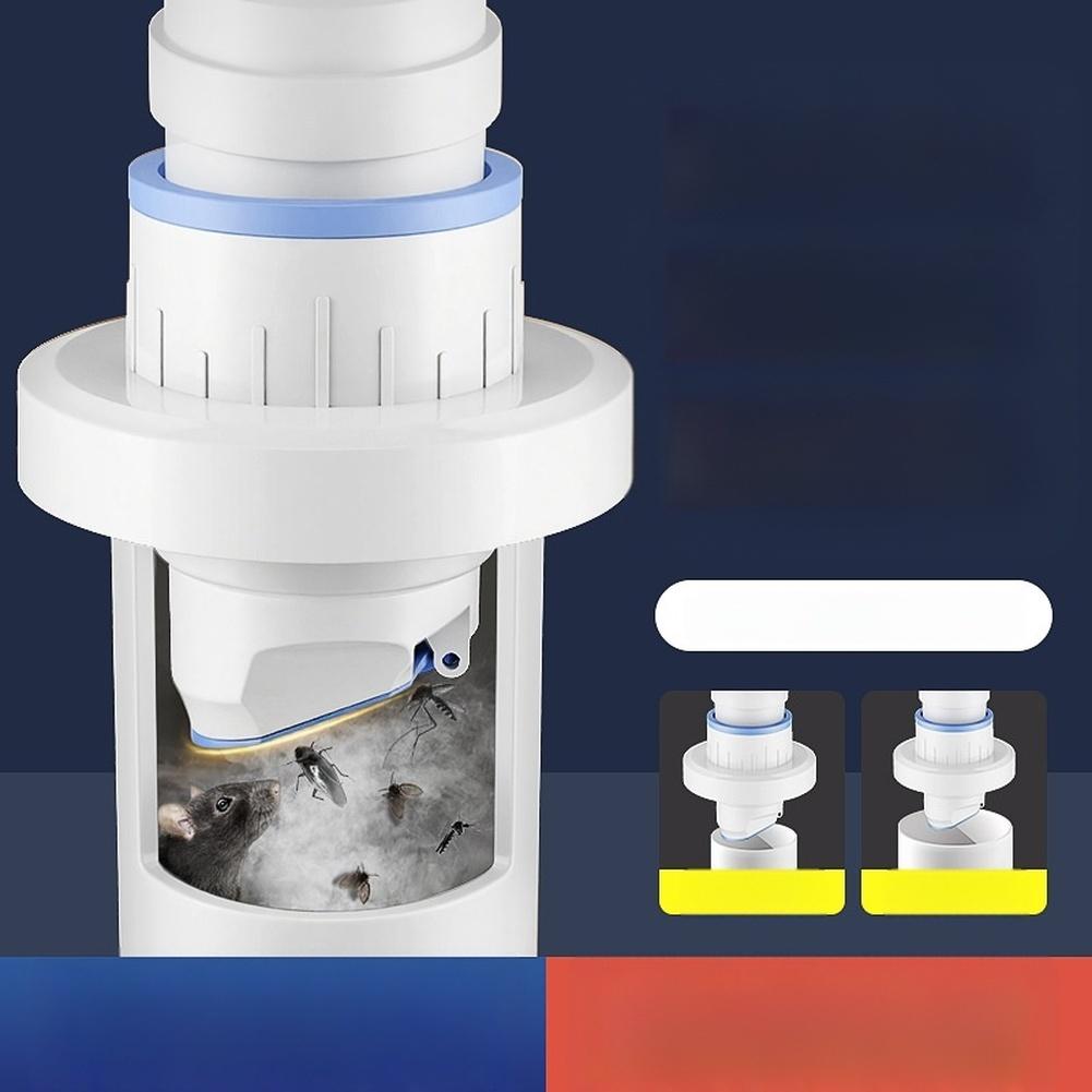 1PCS Kitchen Sink Drain Pipe Prevention Trap 90° Opening Pvc Anti Backflow Water Seal Accessory For Pest Protection Tool Parts