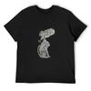 Grey Dog Sitting Pretty, Blue Bedlington Terrier T-Shirt T-shirts Oversize Blacks Summer Tops Shirts Men Graphic