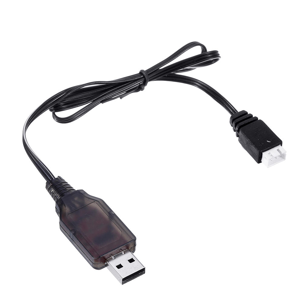 HS USB Charging Cable 7.4V 2S Li-ion Battery Charger for 18301 18302 18311 18312 1/18 RC Car Parts
