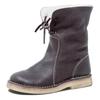 Low-top Snow Boots for Women in Plus-size Shoes, Low-heeled Round-toe Boot Boots