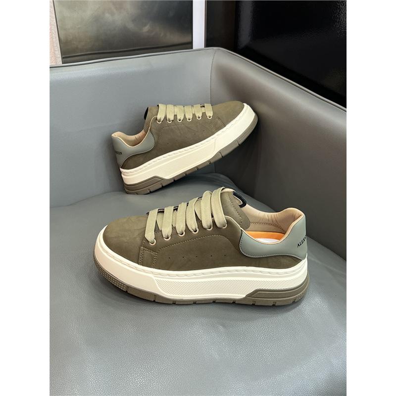 Scarpe con plateau autunnali nuove leggere sportive casual scarpe da ginnastica retrò pelle dl
