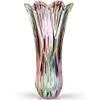 Vase à Fleurs Forme Queue de Phénix Verre Cristal Épaissi Pour Décoration Intérieure, Mariage Ou Cadeauxtaille25cm