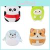 Entzückende Corgi Panda Robbe Frosch Plüschpuppe Verwandlungs-Katze und gepanzertes Dinosaurier-Design