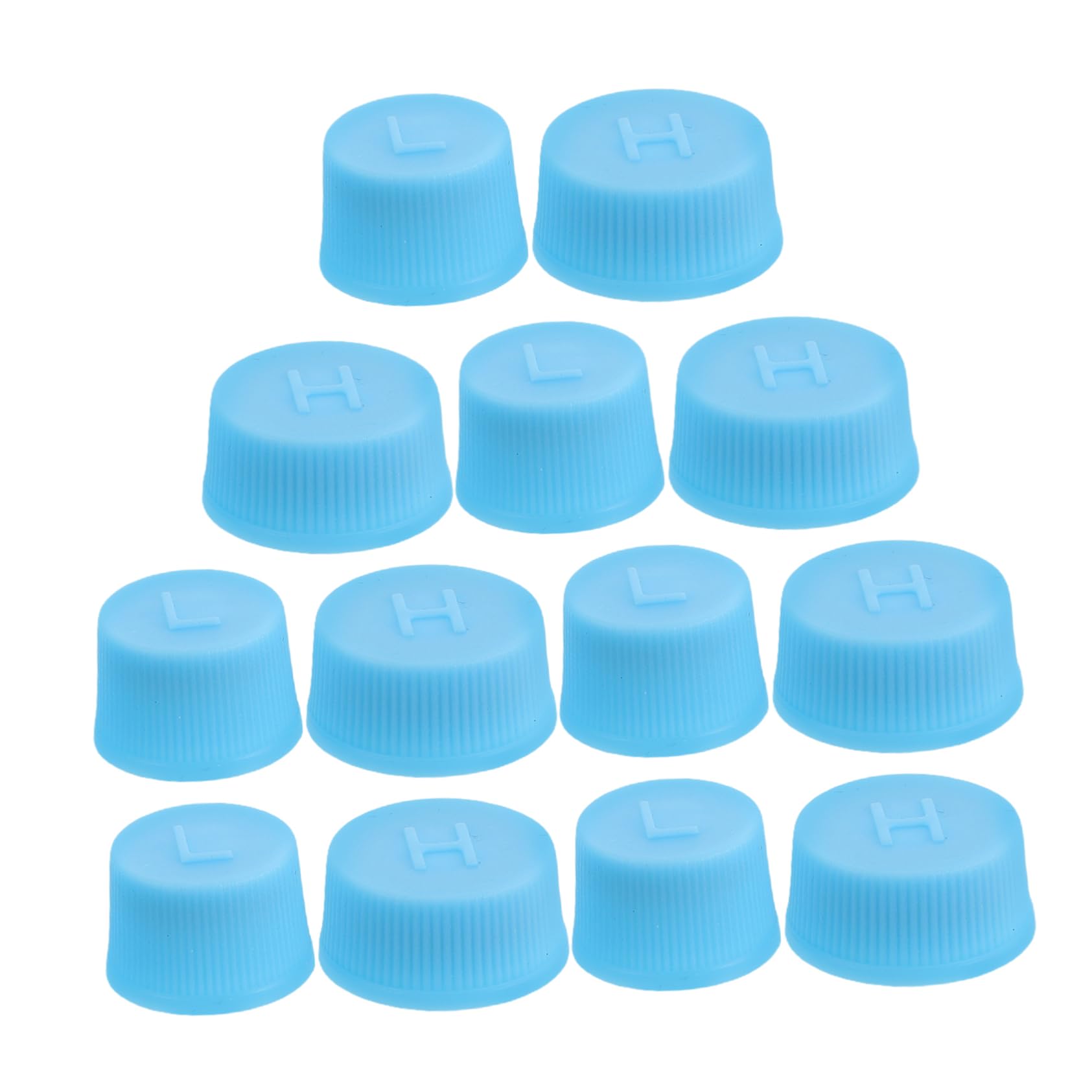 

PENIKOKO 20 Pcs Air Conditioning Valve Core Dustproof Cap for High Pressure Low Pressure Automotive Air Conditioner Compatible 1.50X1.50X1.00CM синій
