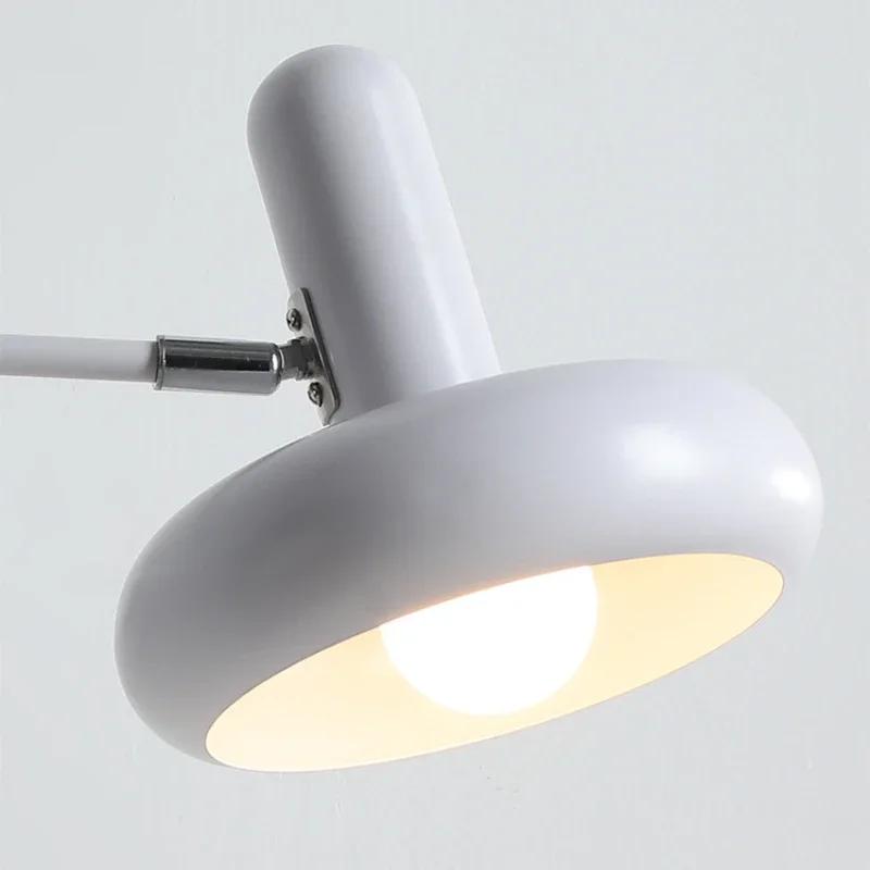 Nordic Bedroom Swing Arm Wall Lamp Japanese Living Room Creative Telescopic Long Pole Long Arm Folding Bedside Reading Wall Lamp