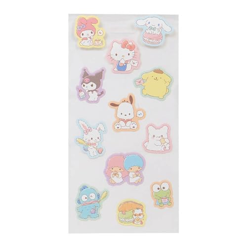 Sanrio 493945 Charakter Briefpapier Set Sanrio Charaktere Verpackung: Ca.. Breite 6,3 x Tiefe 0,3 x Höhe 8,7 Zoll (16 x 0,8 x 22 cm)