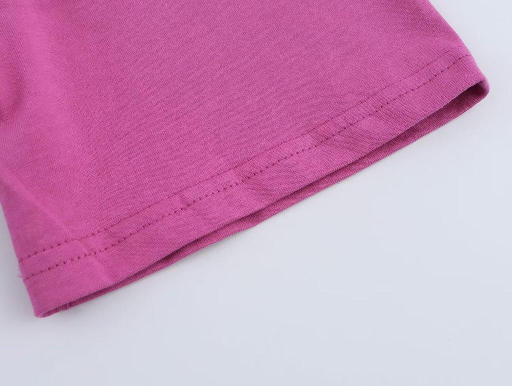 2025 Spring Women's European & American Style Versatile Print T-shirt