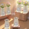 5/10Pcs Miniature Dollhouse Ornament Small Clear Vase Model Resin Craft Figurine Fairy Garden Decor Diy Accessory