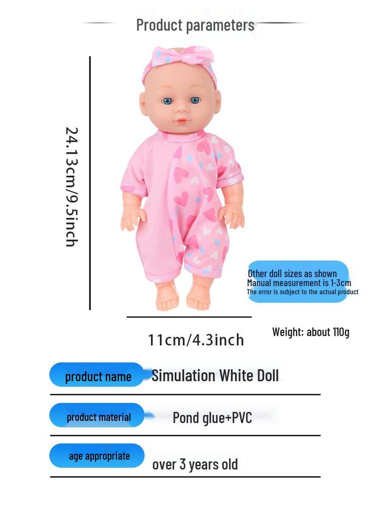 Princess Baby Doll Set for Early Education - New Vinyl Doll Collection for Girls